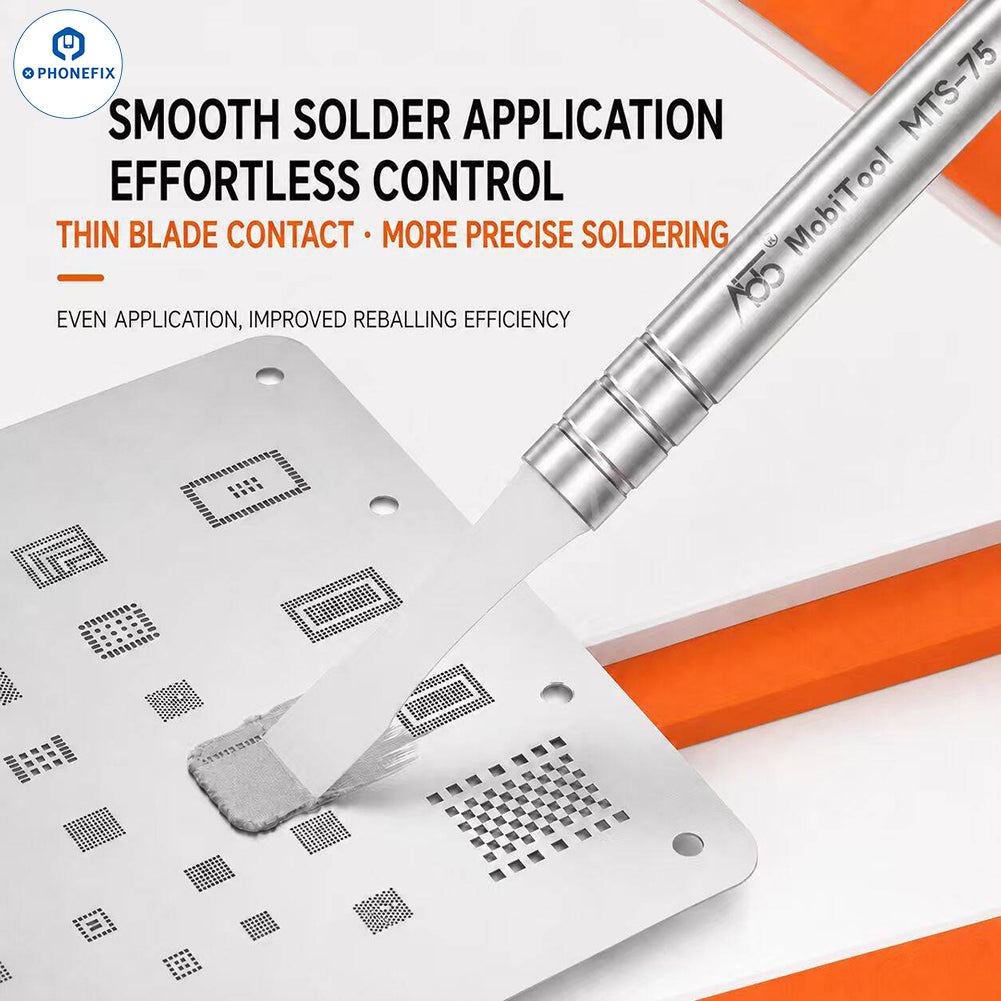 MobiTool MTS-75 Non-Magnetic Tin Paste Scraper LCD Opening Blade