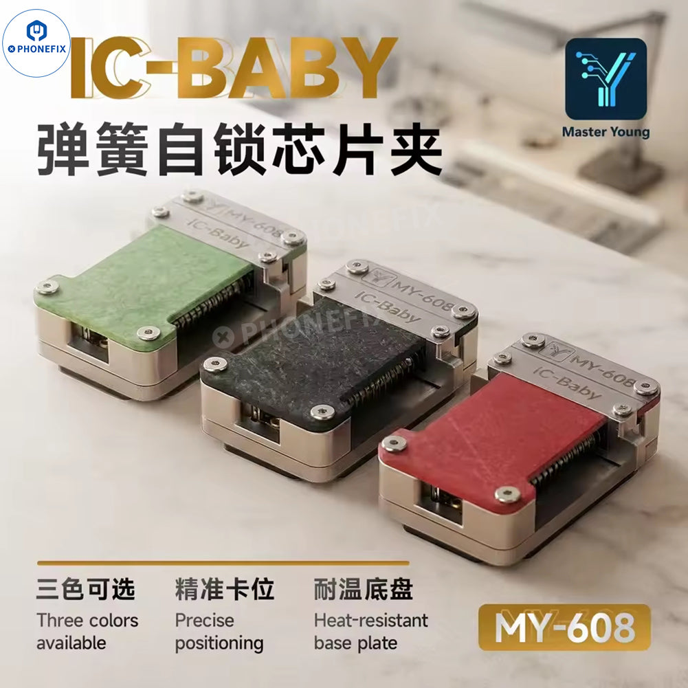 YCS MY-608 IC-Baby Spring Self-Locking Chip Clamp for IC Repair