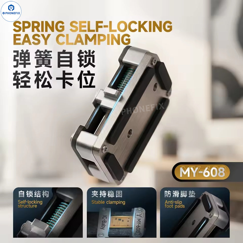 YCS MY-608 IC-Baby Spring Self-Locking Chip Clamp for IC Repair