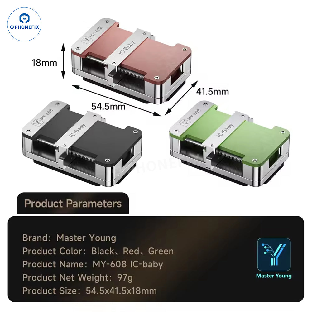 YCS MY-608 IC-Baby Spring Self-Locking Chip Clamp for IC Repair