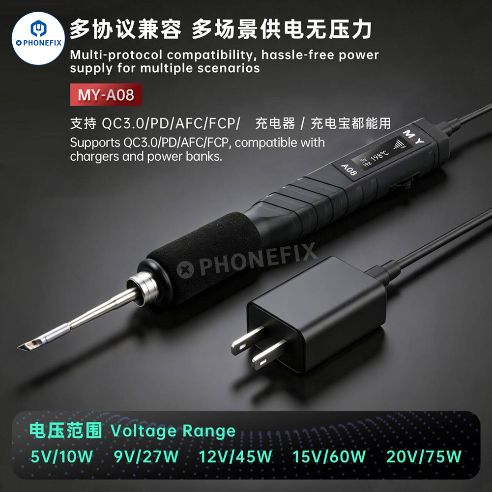 MR.YANG MY-A08 USB Soldering Iron Portable Welding Pen for Phone Motherboard Soldering - CHINA PHONEFIX SHOP Team