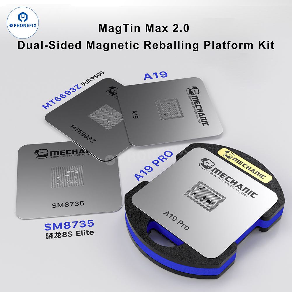MECAHNIC MagTin Max iPhone & Android Magnetic Reballing Platform