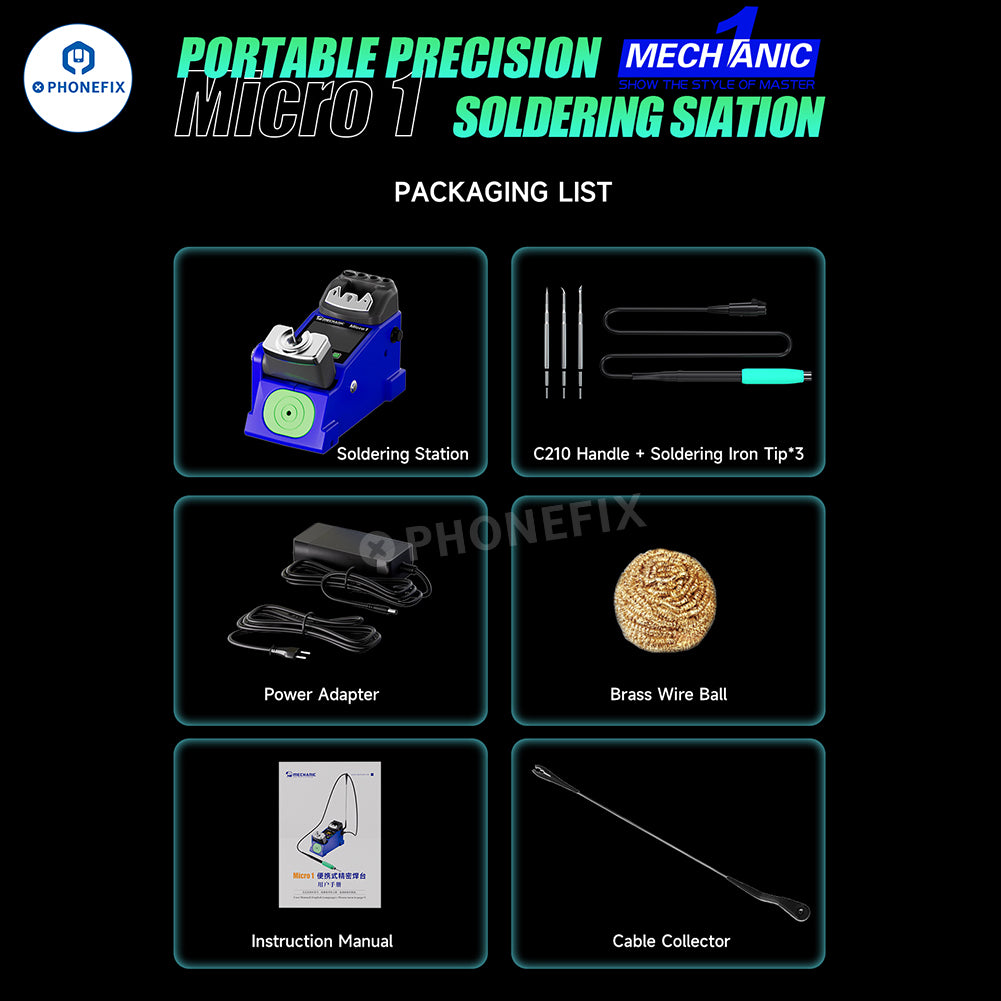 MECHANIC MICRO 1 Portable Digital Soldering Station for Phone Repair