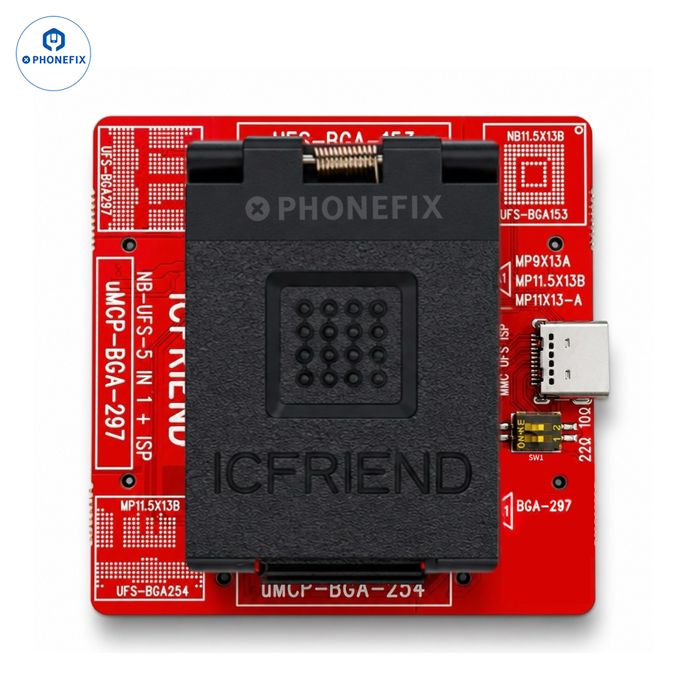 Flash F64 Ultra NAND Programmer for UFS eMMC MicroSD Nano Memory Card
