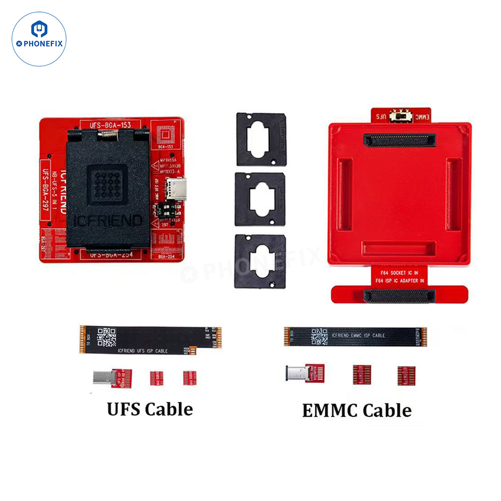 Flash F64 Ultra NAND Programmer for UFS eMMC MicroSD Nano Memory Card