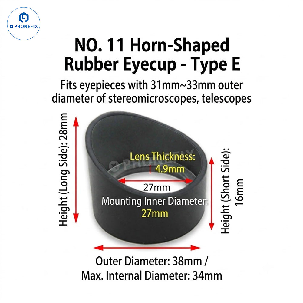 Microscope Rubber Eyecup Eye Shield Replacement Cover