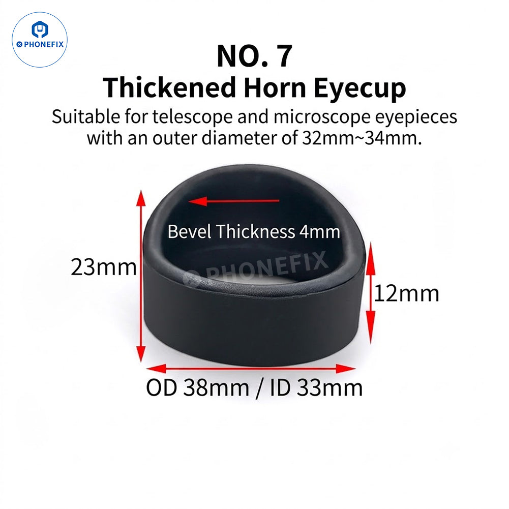 Microscope Rubber Eyecup Eye Shield Replacement Cover