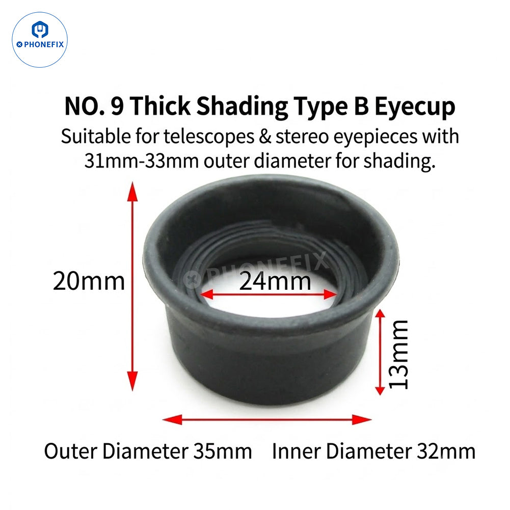 Microscope Rubber Eyecup Eye Shield Replacement Cover