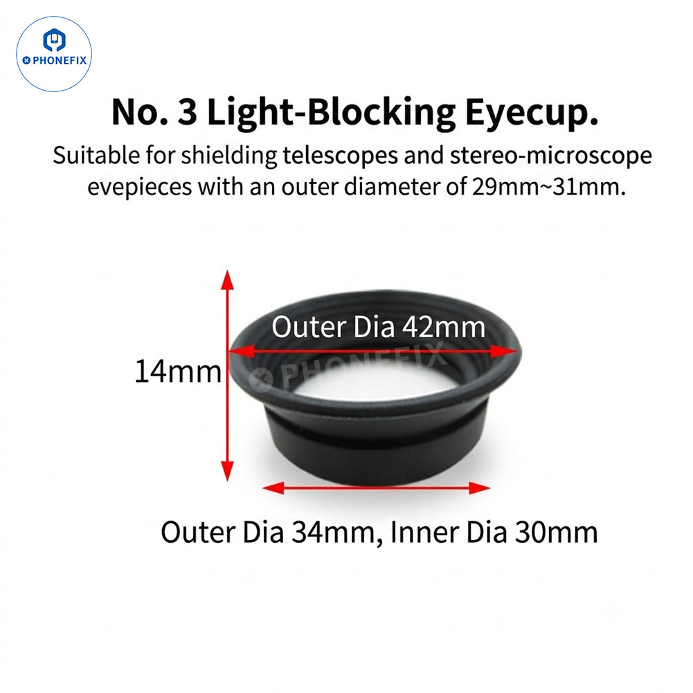 Microscope Rubber Eyecup Eye Shield Replacement Cover