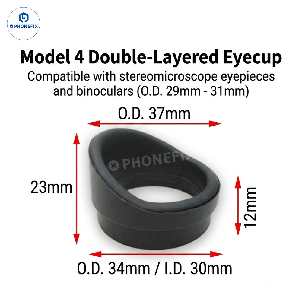 Microscope Rubber Eyecup Eye Shield Replacement Cover