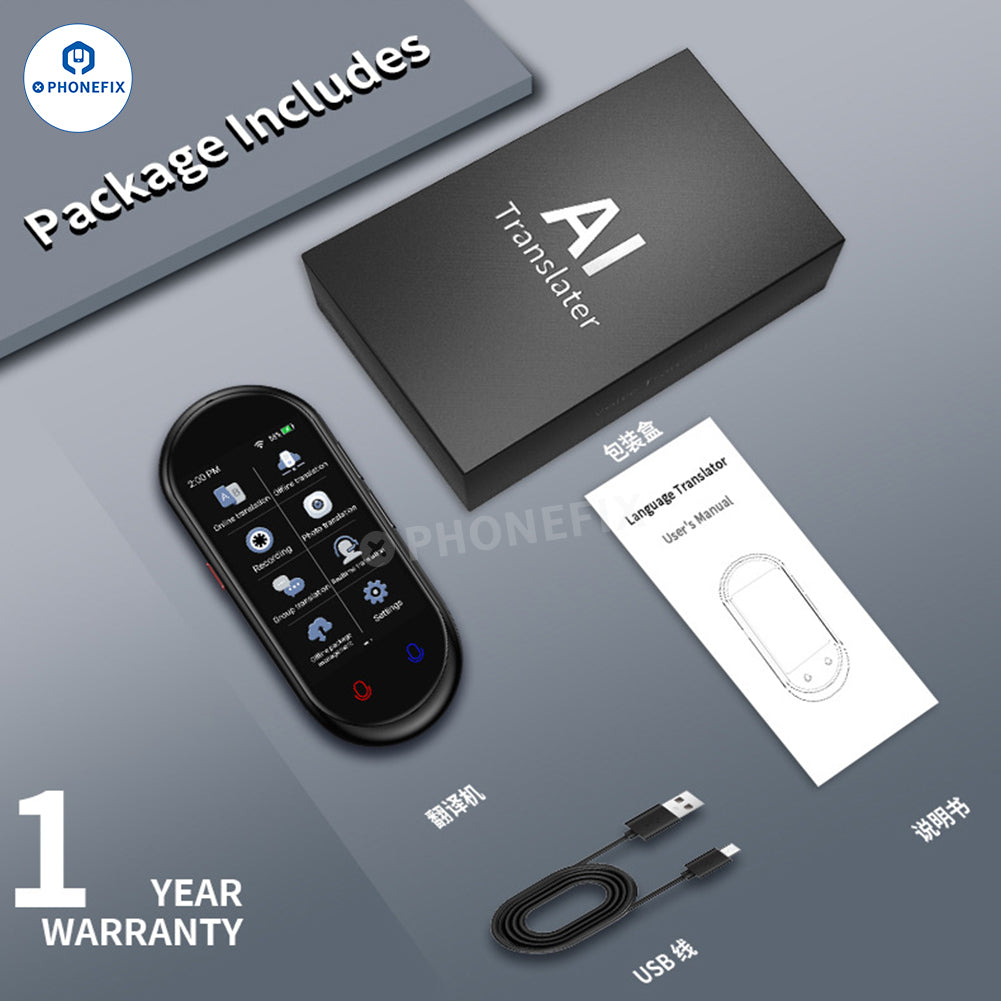 VORMOR Z6 Z8 Portable Translator Smart Offline Real Time Translation