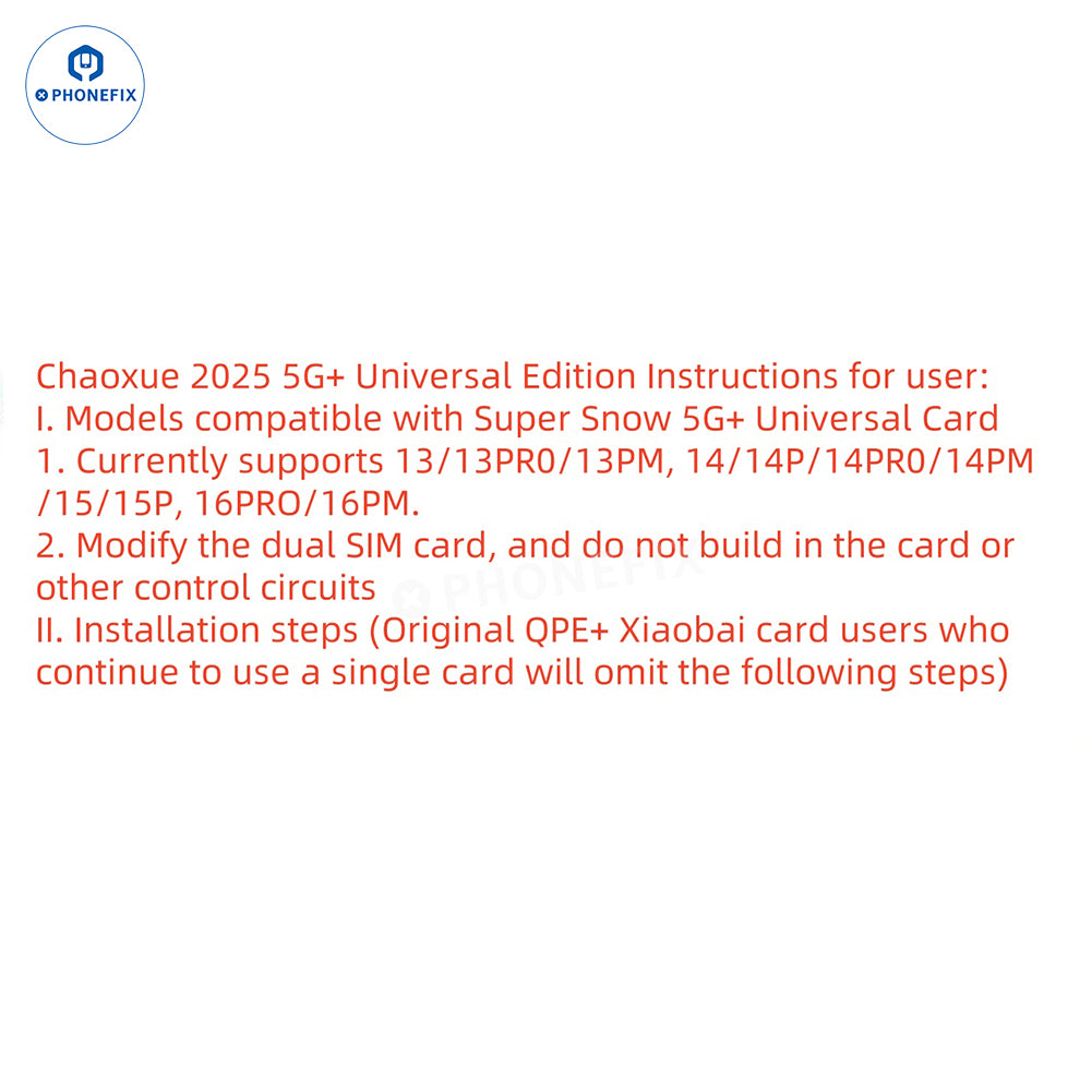 5G SIMHUB Pro Unlocking Card for iPhone 13-16 Pro Max Network