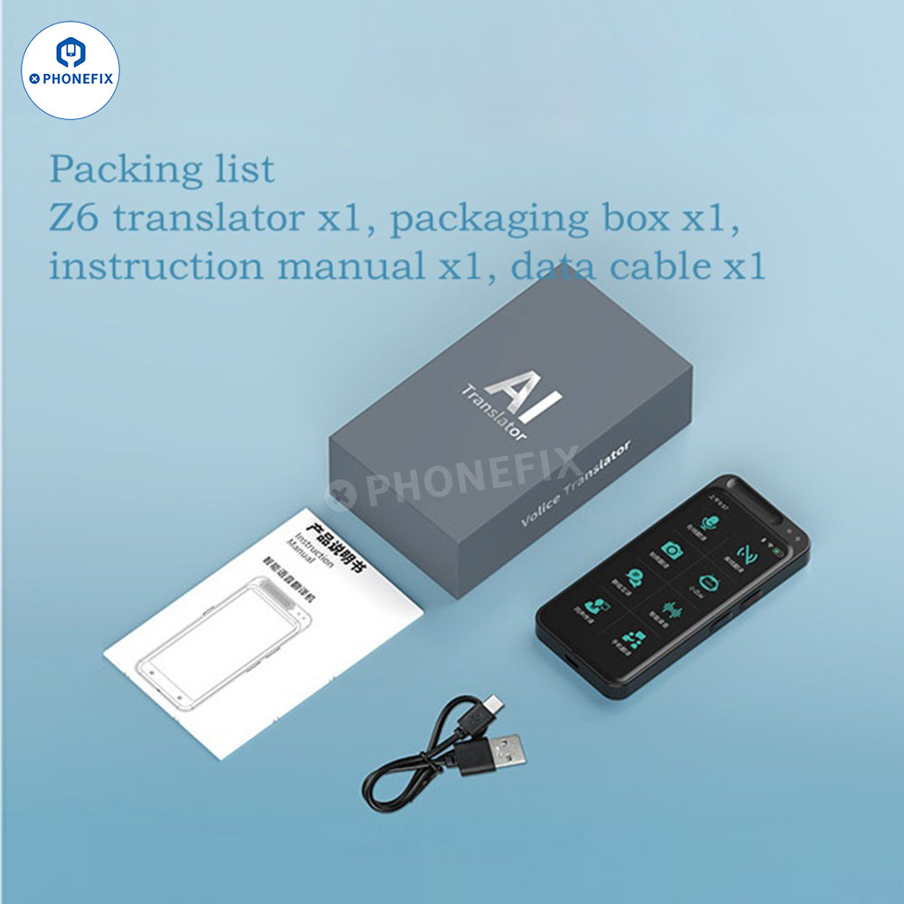 VORMOR Z6 Z8 Portable Translator Smart Offline Real Time Translation