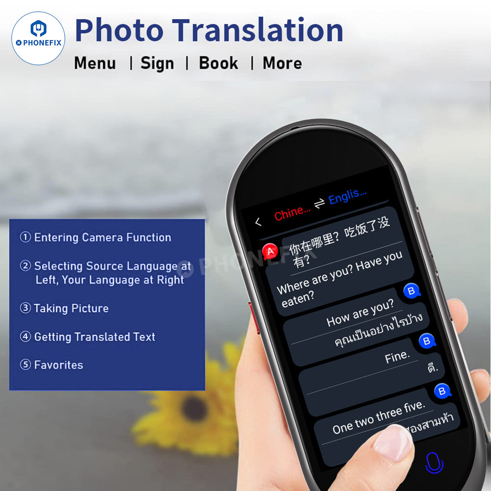 VORMOR Z6 Z8 Portable Translator Smart Offline Real Time Translation