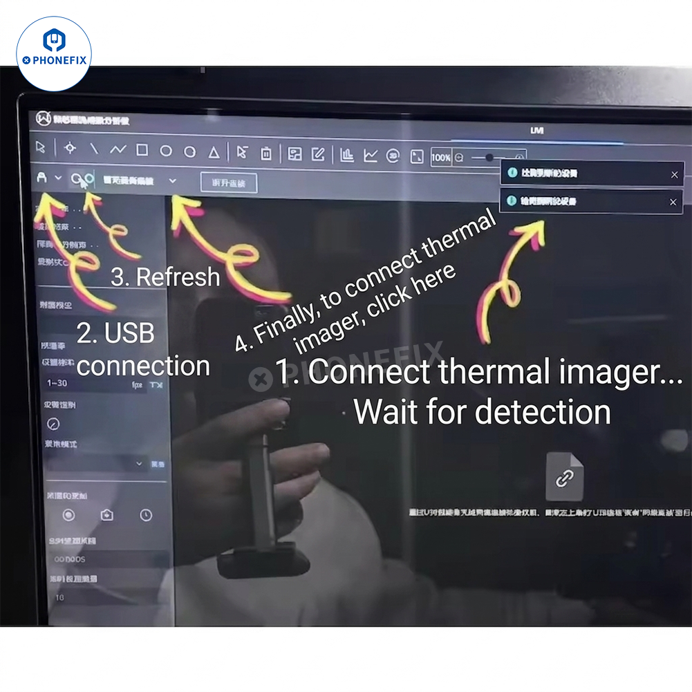 WXY P30R Pro Infrared Thermal Camera Phone Fault Diagnostic Tool - CHINA PHONEFIX SHOP Team