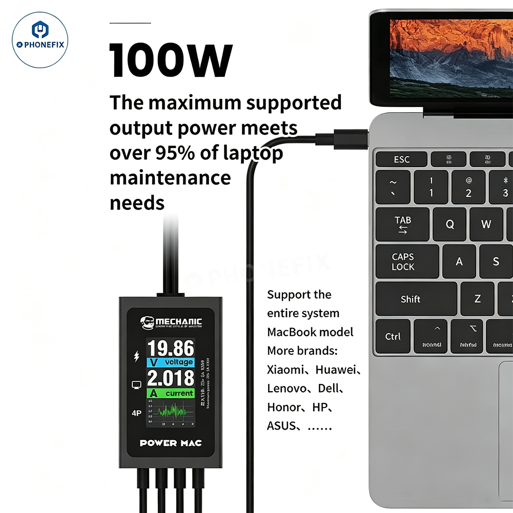 MECHANIC POWER MAC Multi-Port Boot Cable for MacBook Laptop