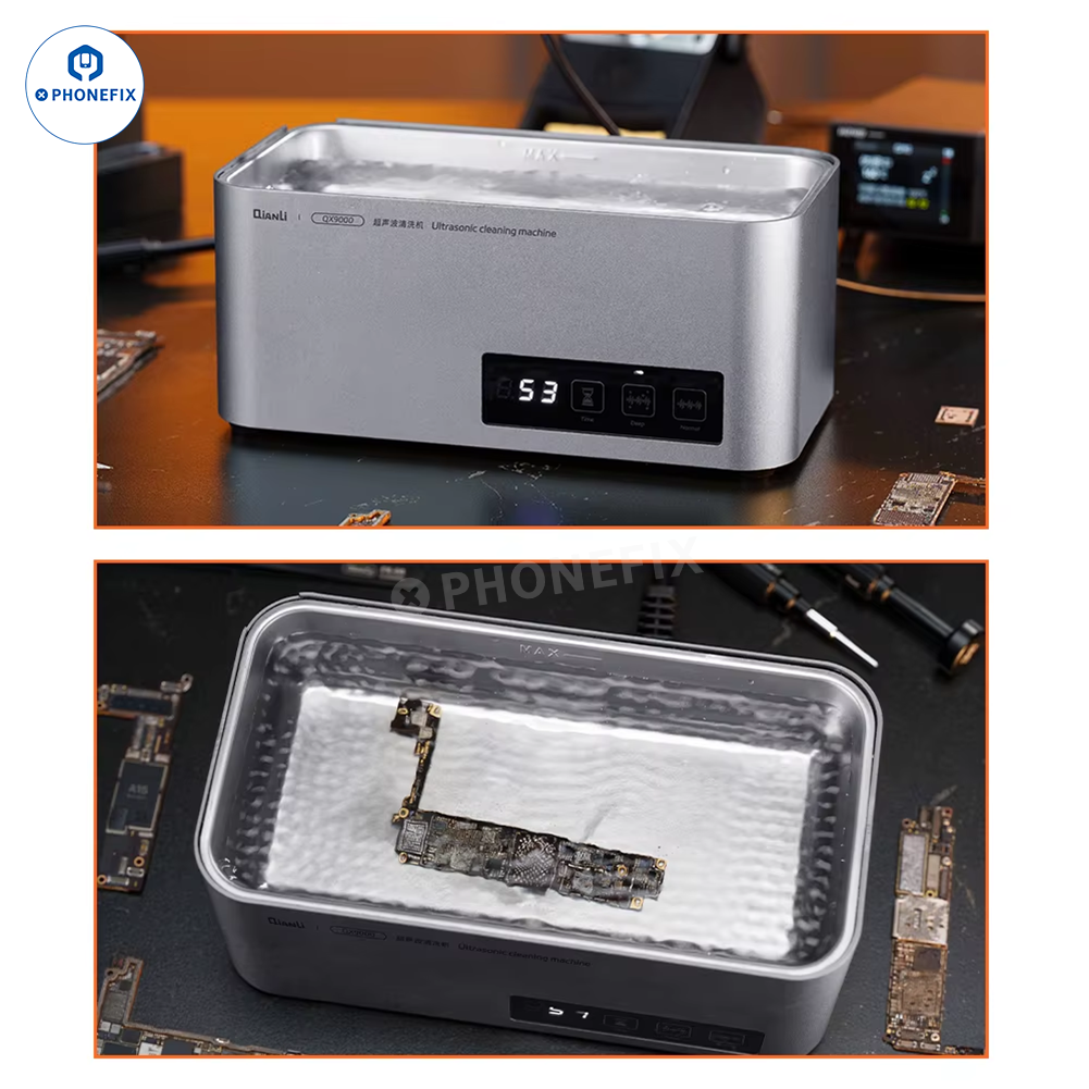 QIANLI QX9000 0.8L Ultrasonic Cleaner for Phone PCB Lens Cleaning