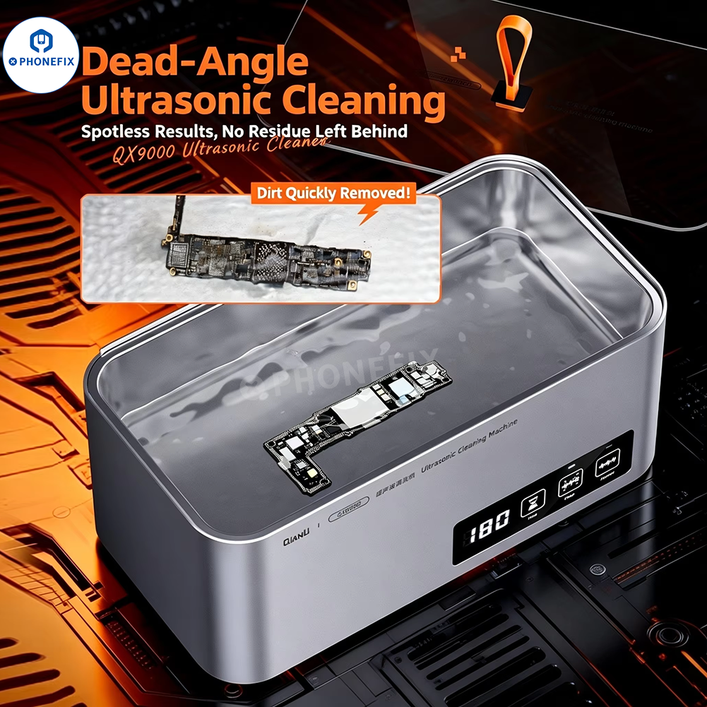 QIANLI QX9000 0.8L Ultrasonic Cleaner for Phone PCB Lens Cleaning