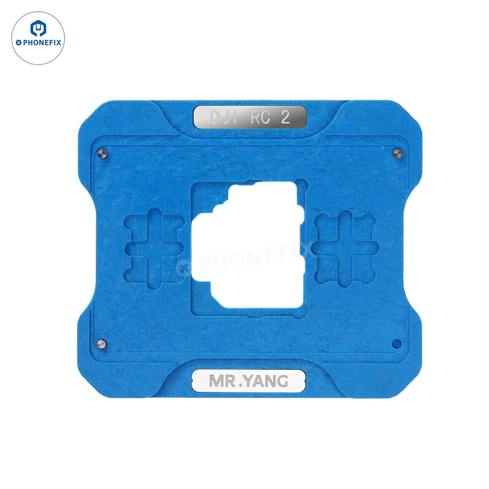 YCS M.Y DJI Drone RC2 T2 CPU IC Reballing Stencil Soldering Platform