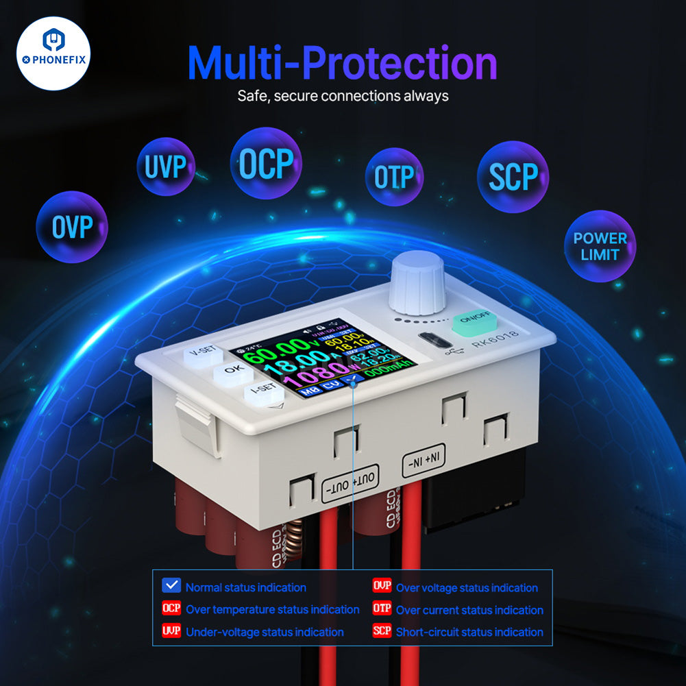 RD RK6018 RK6018-BT 60V 18A Adjustable DC Regulated Power Supply