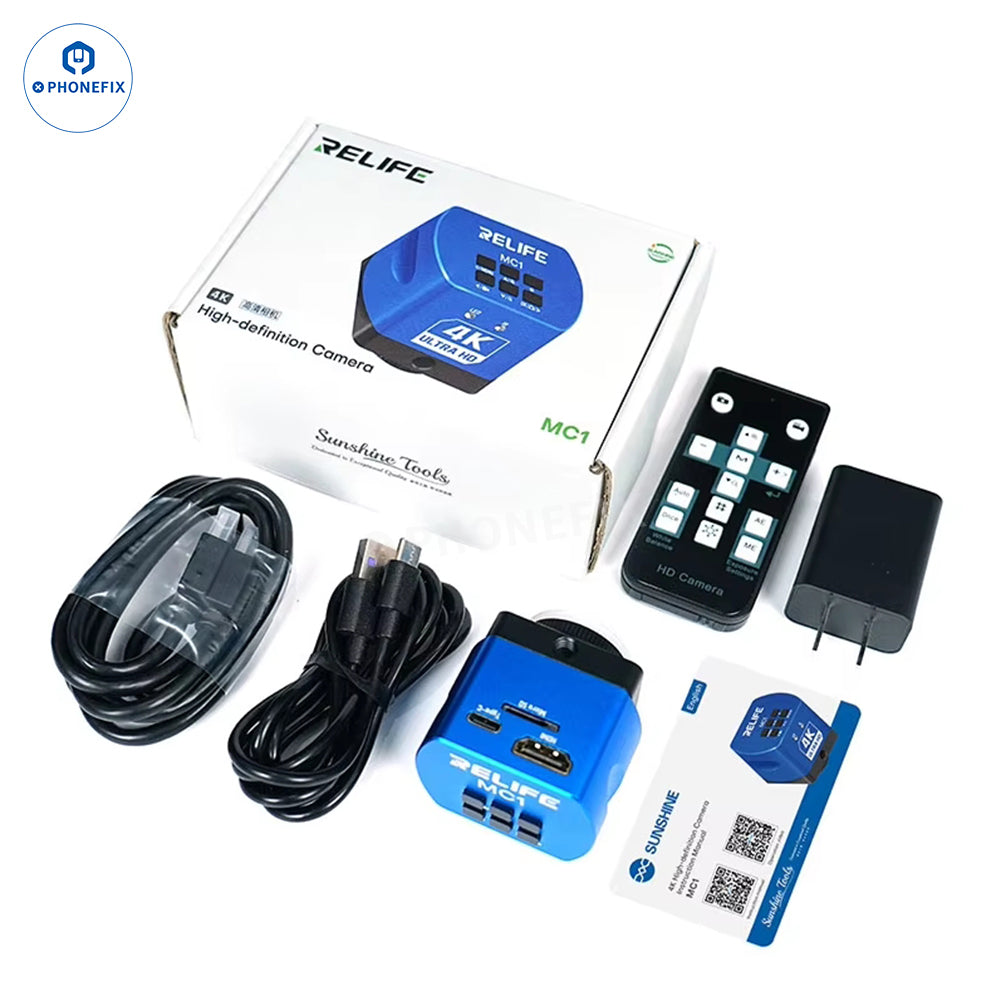 RELIFE MC5 4K 60FPS Microscope Camera for PCB Microsoldering