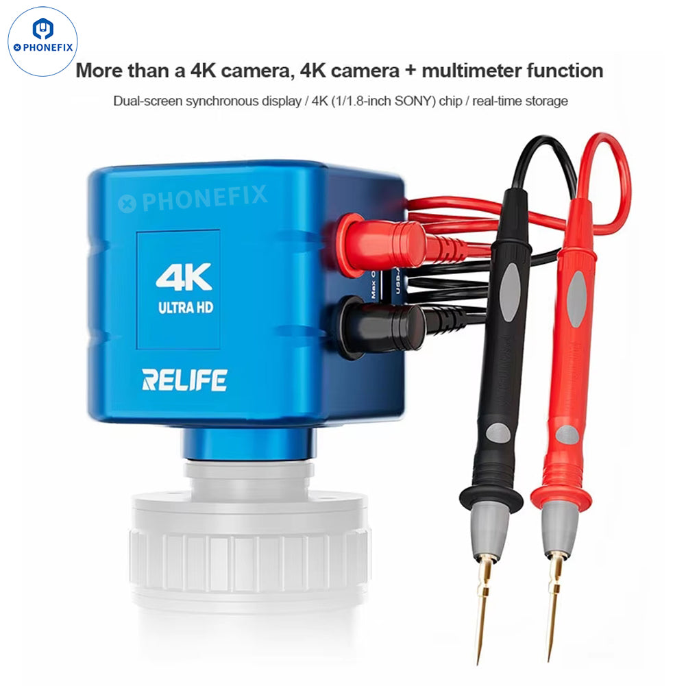 RELIFE MC5 4K 60FPS Microscope Camera for PCB Microsoldering