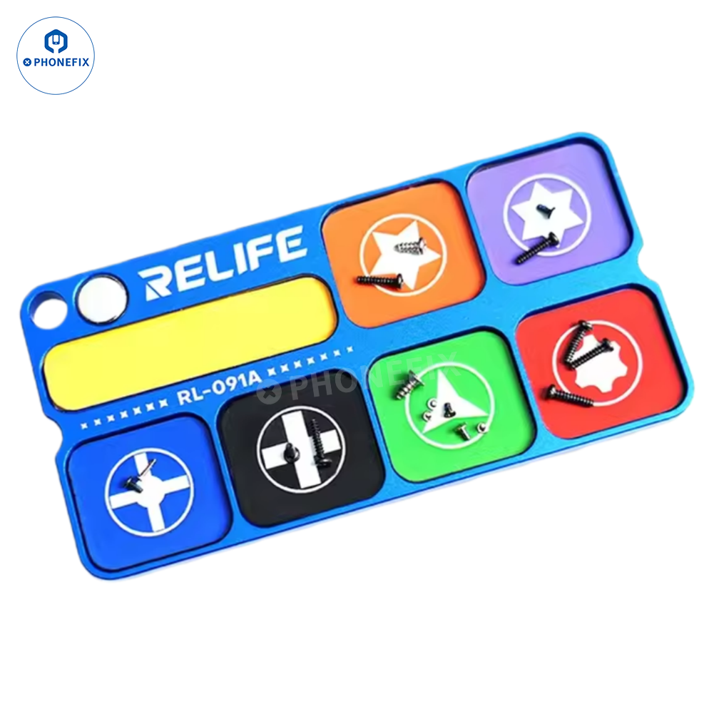 Aluminum Alloy Screw Magnetic Storage Tray Mat for Phone Repair