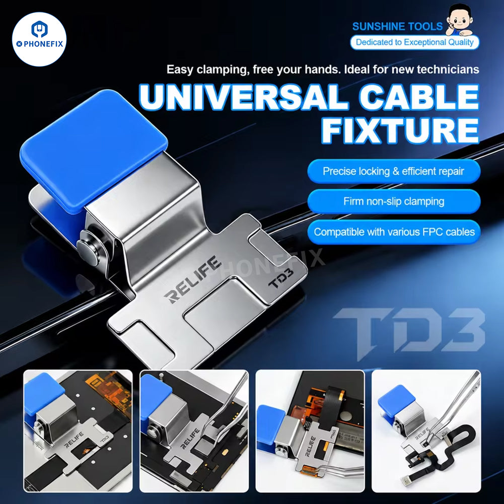 Universal FPC Flex Cable Fixing Clip Clamp for Mobile Phone Repair