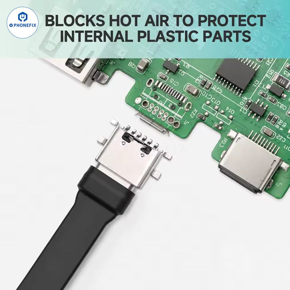 RF-TP20 Micro-USB Type-C Dual-Head Charging Port Protective Cover