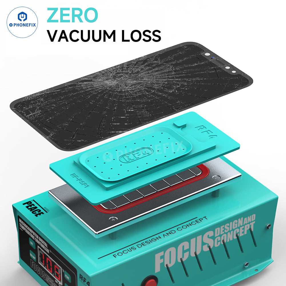 RF-PEACE Built-in Vacuum Pump Screen Disassemble Repair Machine - CHINA PHONEFIX SHOP Team