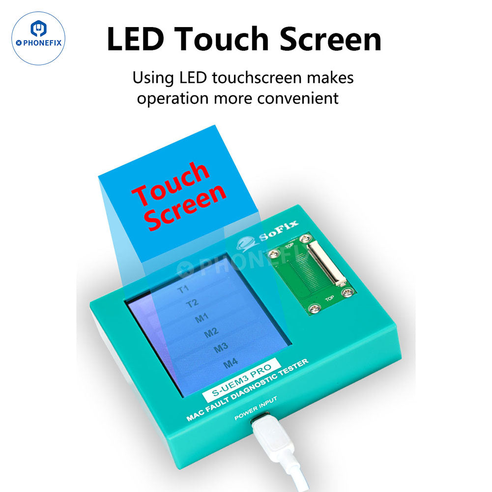 S-UEM3 PRO MacBook Motherboard Interface Fault Diagnostic Tester