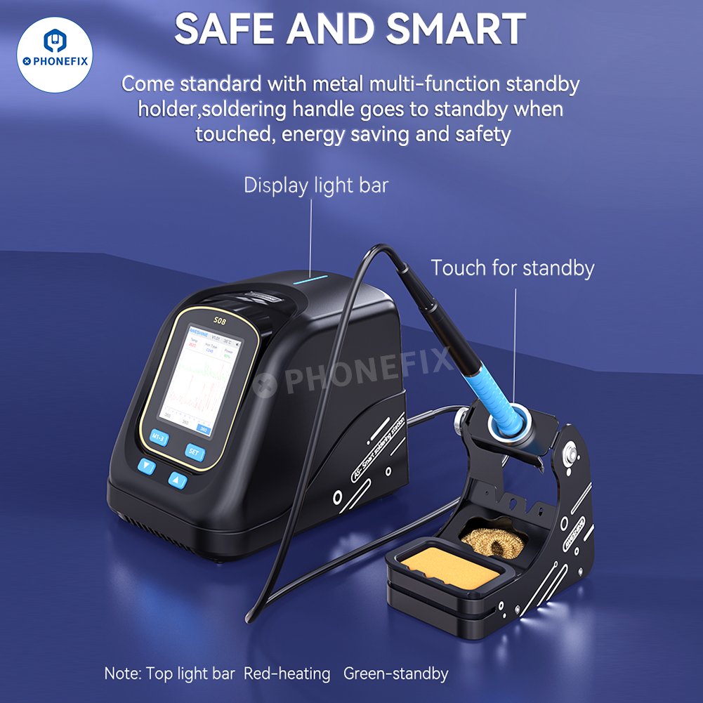 AWESHINE S08 Portable Smart Soldering Station with T210 Handle