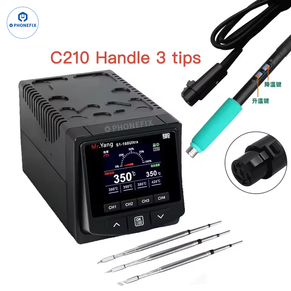 YCS S1-160W Soldering Station Compatible T210 T115 T245 Handle