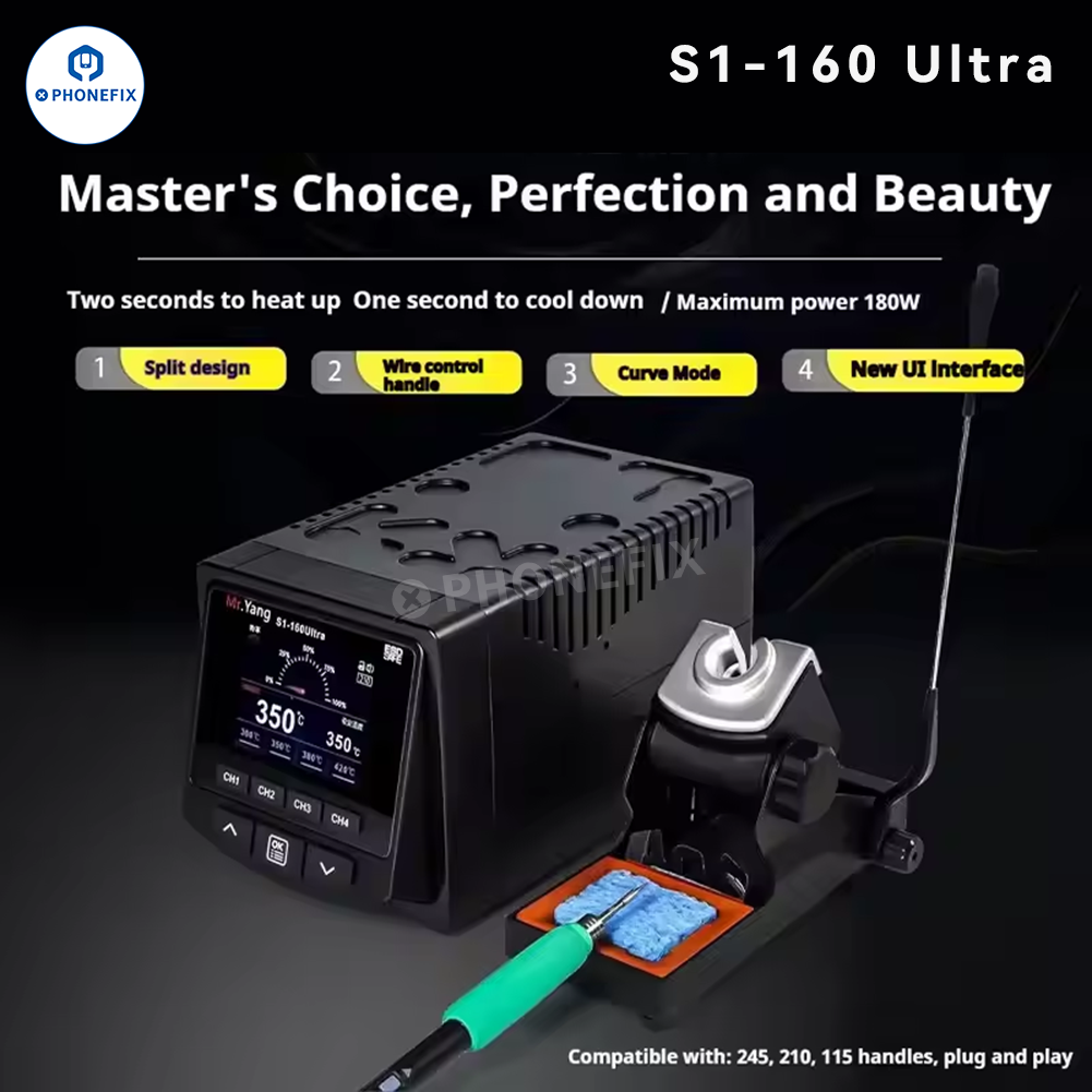 YCS S1-160W Soldering Station Compatible T210 T115 T245 Handle