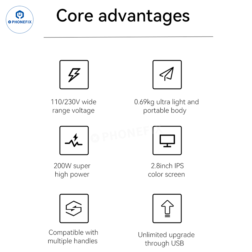AWESHINE S15 Portable Smart Soldering Station with T245 Handle