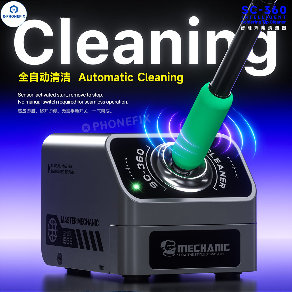 MECHANIC SC-360 Smart Electric Automatic Soldering Tips Cleaner