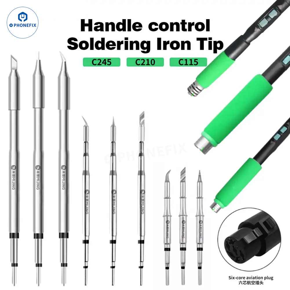 Estación de soldadura digital MIJING H1 compatible con T210 T115 T245 Mango