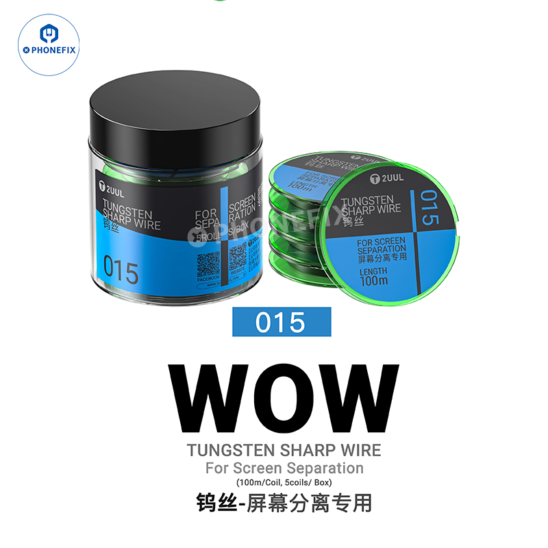 2UUL Tungsten Sharp 0.035/0.028/0.015mm Screen Separation Wire