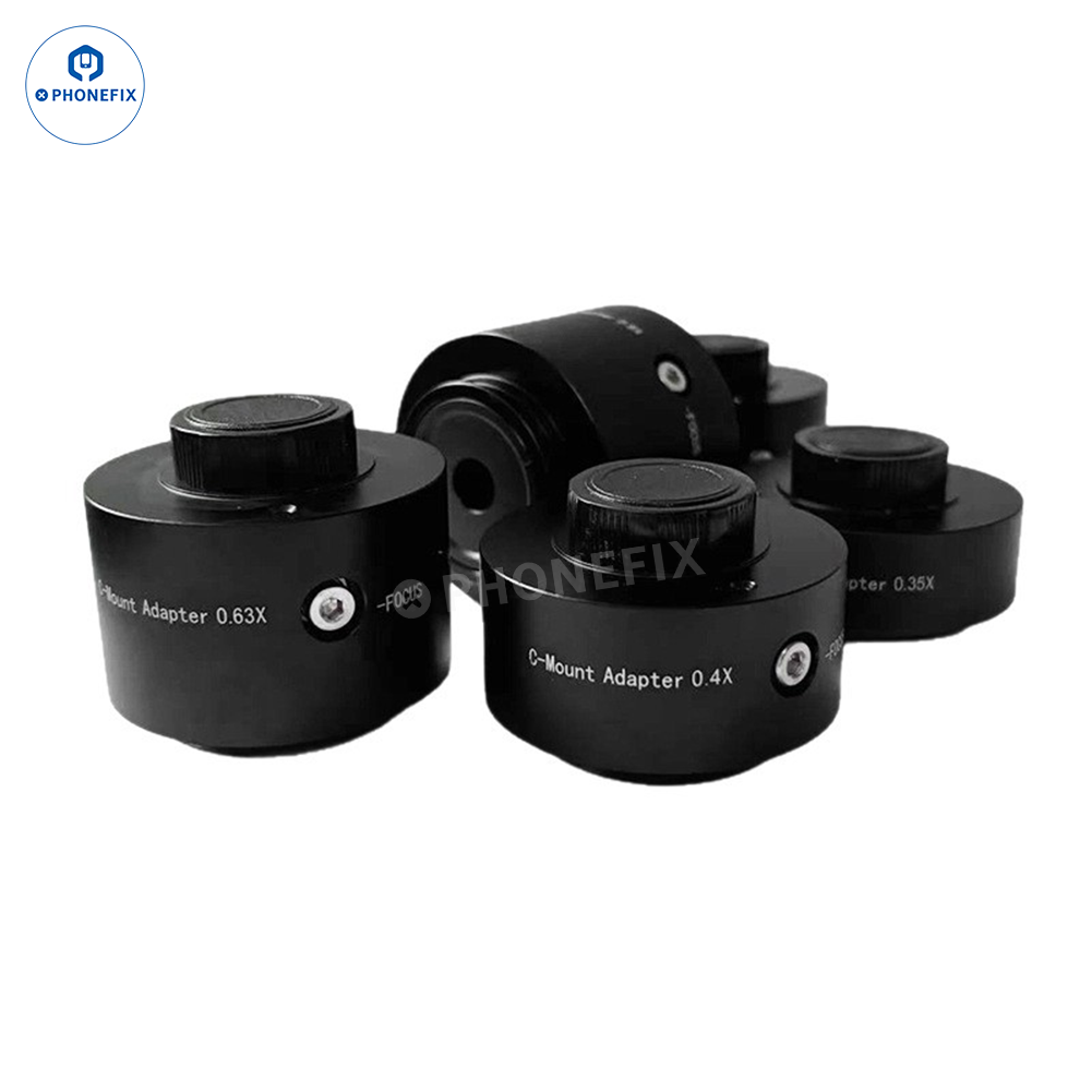 0.35X 0.4X 0.5X 0.63X 0.8X C-mount Adapter Lens for Microscopes