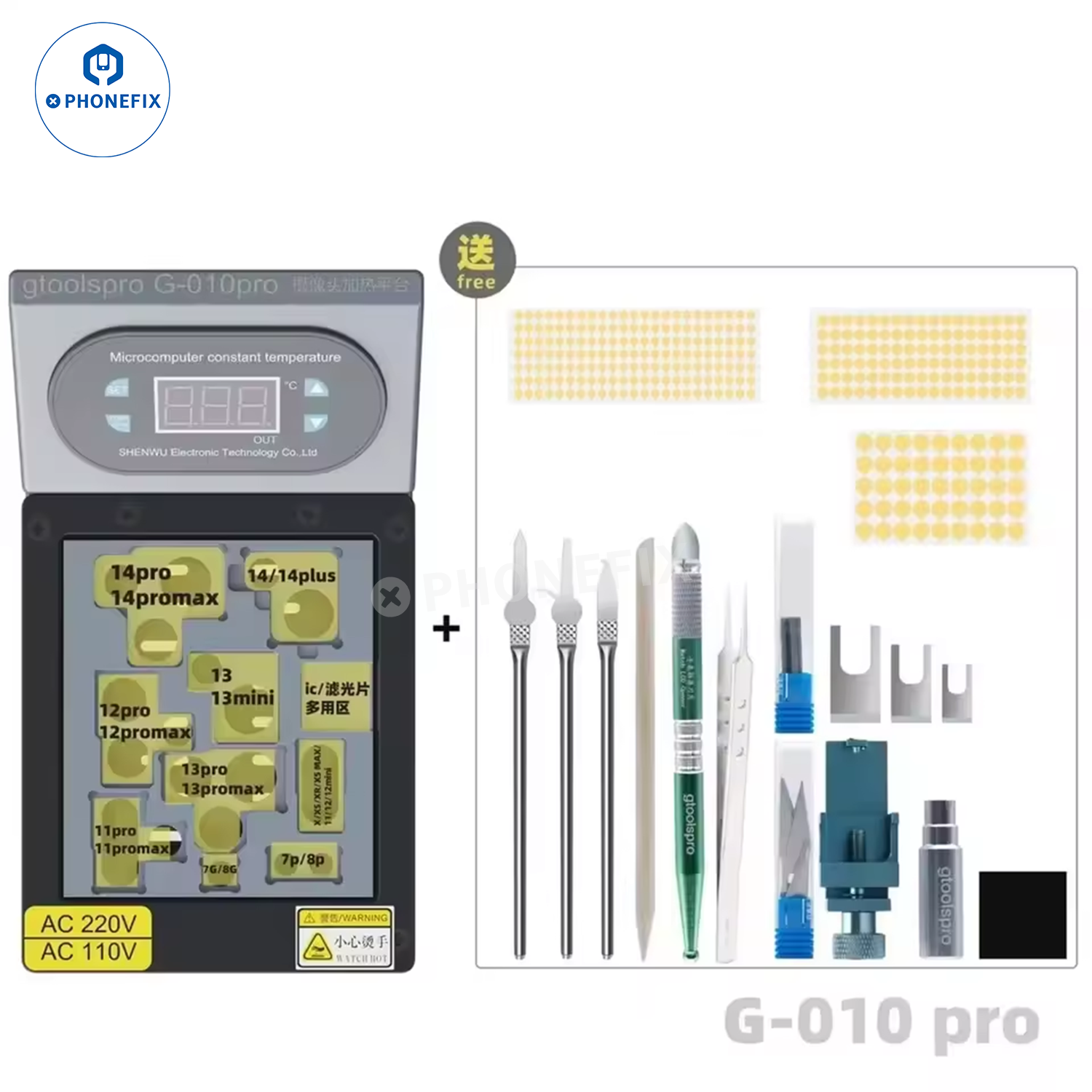 Gtoolspro Heating Platform for iPhone Rear Camera Disassembly Repair