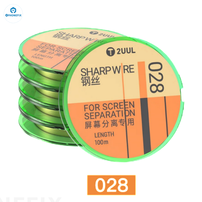 2UUL Sharp Wire 0.02/0.028/0.035/0045mm for Screen Separation