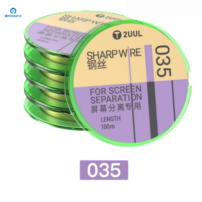 2UUL Sharp Wire 0.02/0.028/0.035/0045mm for Screen Separation
