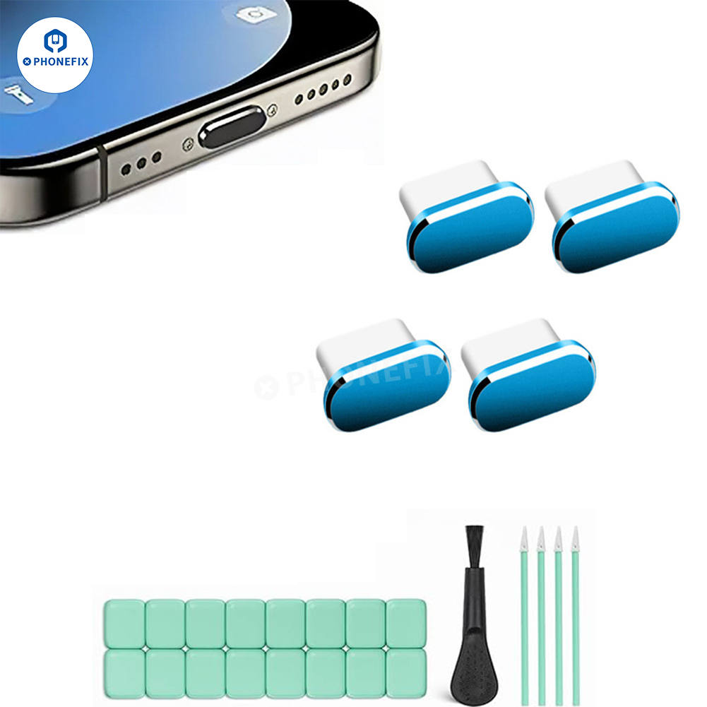 Type-C Port Cleaning Brush Kit for iPhone 15-17 Pro Max Android Phone