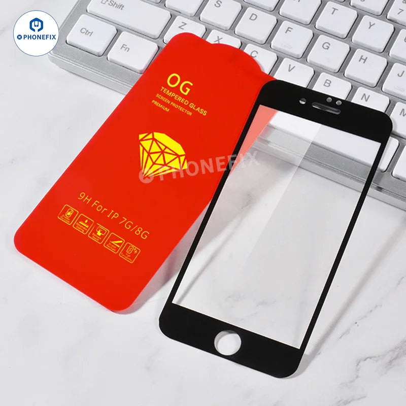 Gold Diamond Full Cover Screen Protector for iPhone X-17 Pro Max