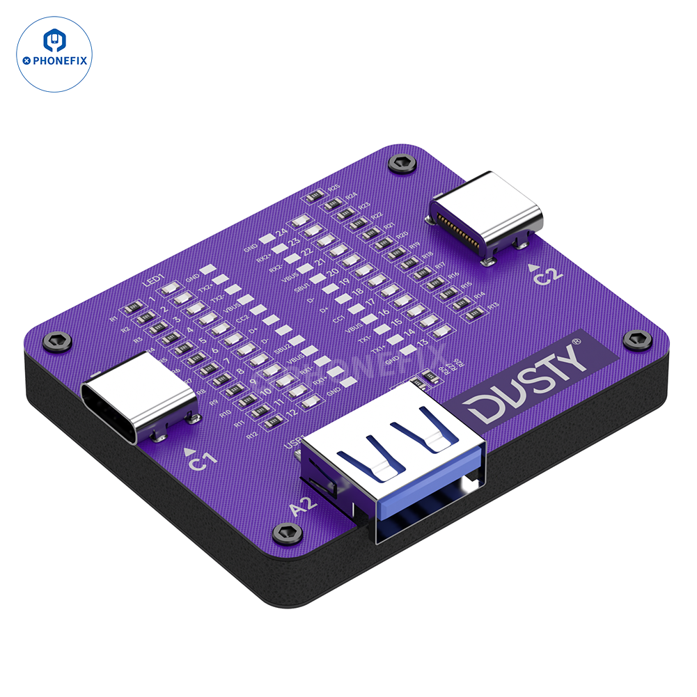 MECHANIC TC-24 Dusty Type-C Data Cable Circuit Fault Pins Tester