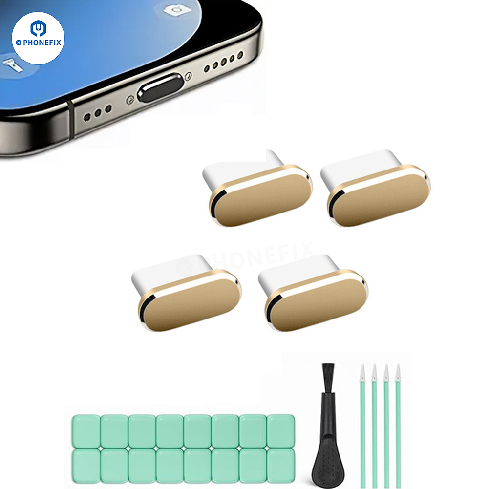 Type-C Port Cleaning Brush Kit for iPhone 15-17 Pro Max Android Phone