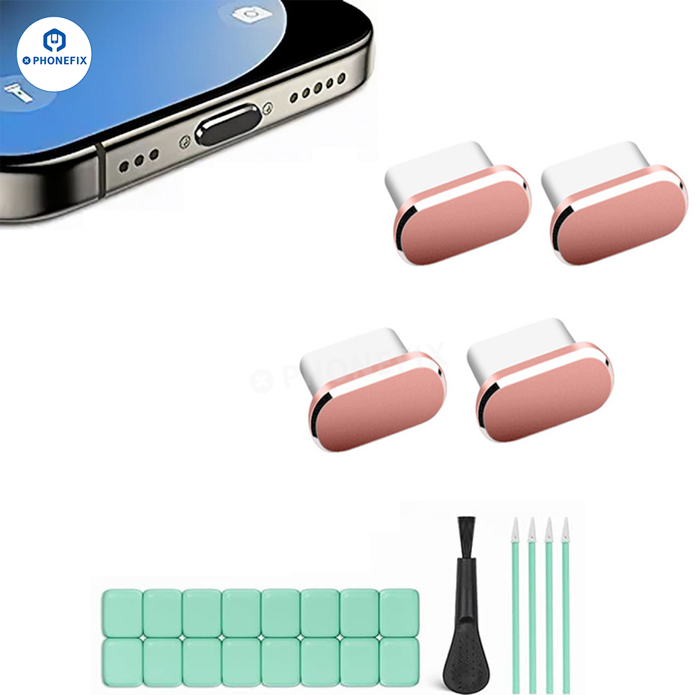 Type-C Port Cleaning Brush Kit for iPhone 15-17 Pro Max Android Phone