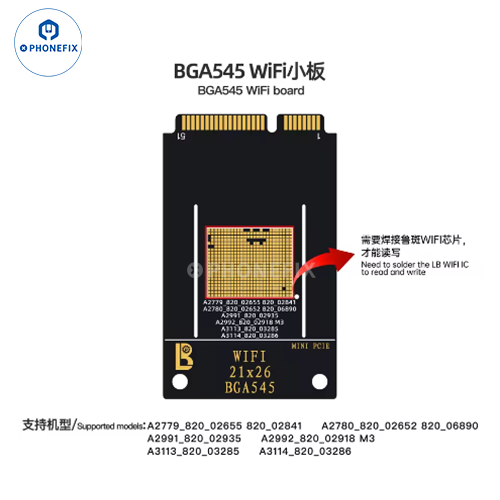 LUBAN H7 PCIE Nand Programmer BGA110/315/60/70 WIFI IC Module