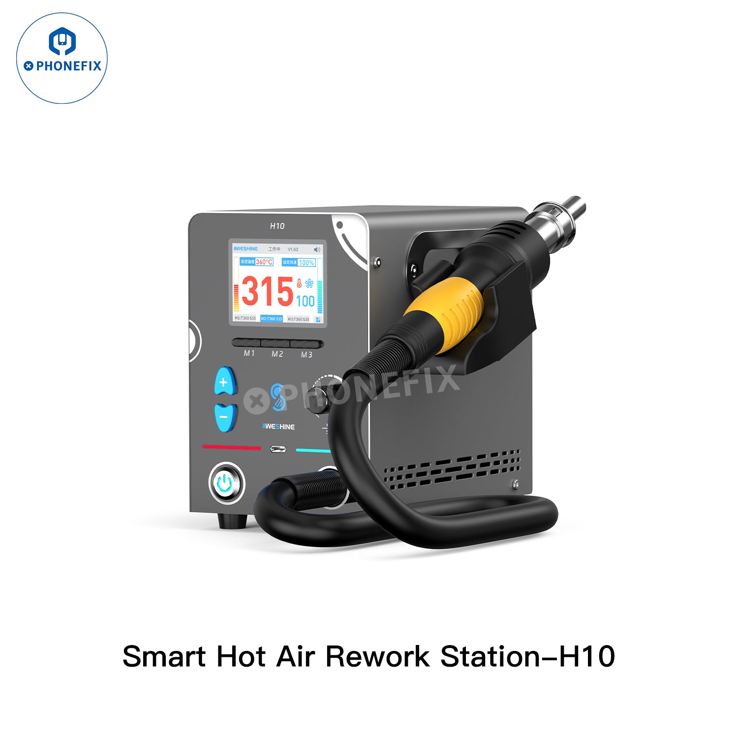 AWESHINE H08 H10 Hot Air Rework Station for Mobile Phone Repair