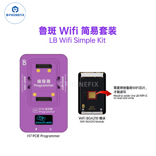 LUBAN H7 PCIE Nand Programmer BGA110/315/60/70 WIFI IC Module